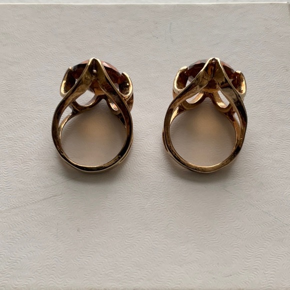 18kt gf Amber Rings‼️Price for 1-Only - Picture 3 of 7